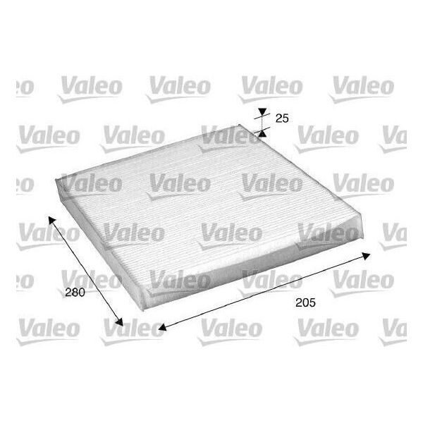Valeo 698885 Filtro Aria Abitacolo Oe 1H0819644A Compatibile Con A3 8L, Tt, Arosa, Cordoba, Ibiza, Inca, Leon, Toledo, Octavia, Superb, Bora, Caddy, Corrado, Golf Iii, Golf Iv, Lupo, New Beetle, Passat 3B, Polo 6N, Polo 6V, Vento-image