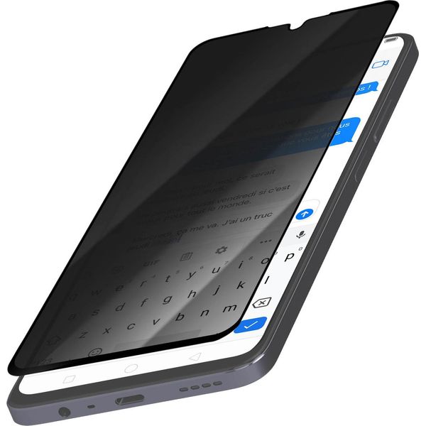 Avizar, Pellicola Privacy Realme Note 60 / Note 70T, Nero Trasparente-image