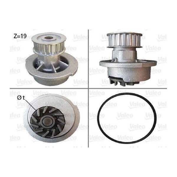 Valeo 506007 - Pompa Acqua Oe PA0099 Per Vectra B (J96), Tigra (S93), Combo (71), Astra G-image