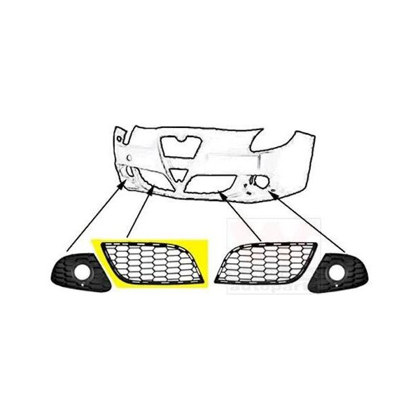 Van Wezel 0113596 - Oe 156090413 Griglia Di Ventilazione, Destra Per Giulietta (940)-image