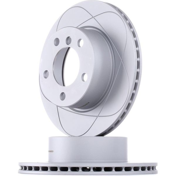 2X Ate 24.0322-0239.1 Disco Freno Asse Anteriore-image