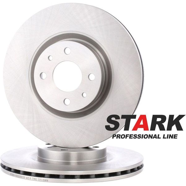 Stark SKBD-0020220 - Disco Freno Oe 60812422 Per 155 (167), 500 (312), Bravo, Coupe 175, Doblo, Fiorino, Idea, Linea, Marea, Qubo, Stilo-image