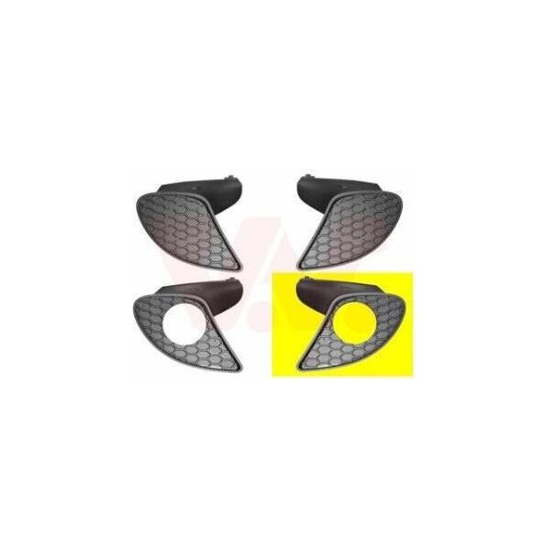 Van Wezel 0148593 - Oe 0156057241 Griglia Di Ventilazione, Sinistra Per 147 (937)-image