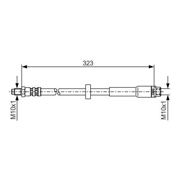 Bosch 1 987 476 293 - Oe 4F0 611 775 D Tubo Freno Per A6 (4F)-image