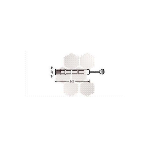 Van Wezel 1700D282 - Essiccatore Per Aria Condizionata Oe 71740363 Per 147 (937), Jumper, Stilo, Ducato, Idea, Multipla, Punto, Boxer-image
