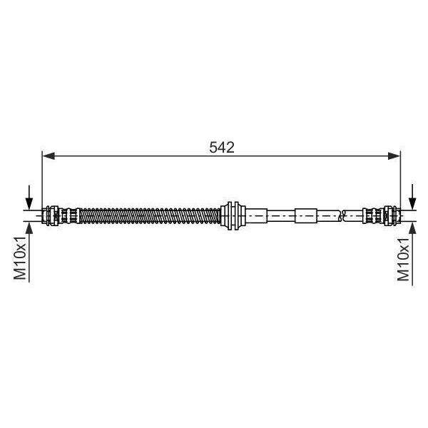 Bosch 1 987 476 325 - Telaio Di Protezione Oe 7L0 611 701 C Per Q7 (4L), Cayenne (9PA), Touareg (7L), Touareg (7P)-image