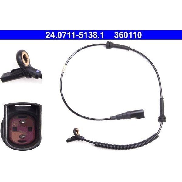 Ate 24.0711-5138.1 - Sensore Abs Oe 1151951 Per Fiesta V-image