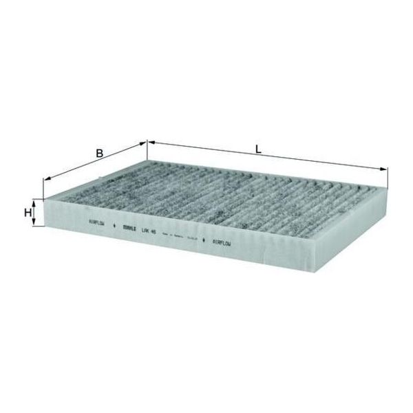 Mahle Lak 46 - Oe 4A0819430A Filtro Aria Abitacolo Per A6 (4A), A6 (4B)-image