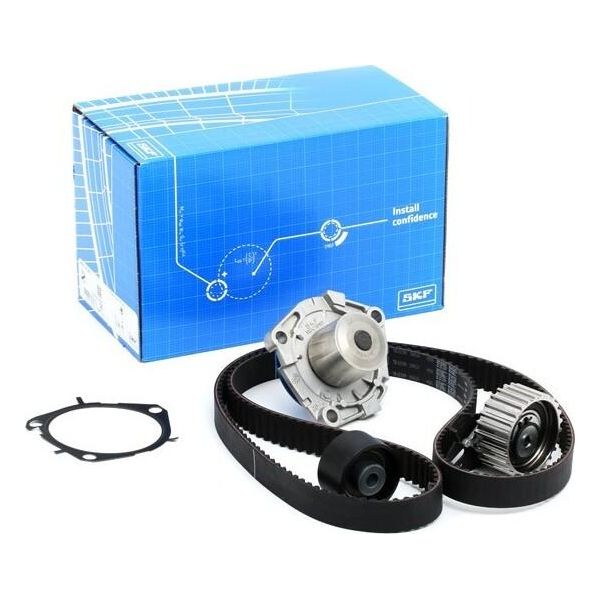 Skf Vkmc 02199-2 Wasserpumpe + Zahnriemensatz Oe 46345839 Kompatibel Mit Giulietta, Mito, 500L, 500X, Bravo, Doblo, Grande Punto, Idea, Linea, Punto, Tipo, Renegade, Delta, Musa, Combo-image
