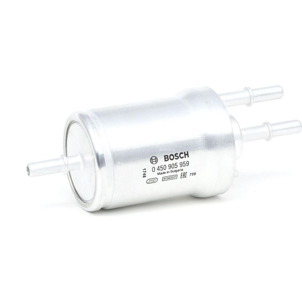 Bosch 0 450 905 959 Filtro Carburante Oe 1K0201051C Compatibile Con A1 8X, A3 8P, Tt, Altea, Altea Xl, Ibiza, Leon, Toledo, Fabia, Octavia, Rapid, Roomster, Superb, Yeti, Amarok, Beetle, Caddy, Eos, Golf Plus, Golf V, Golf Vi, Jetta, Multivan V, Multivan Vi, Passat 3C, Passat 3B, Polo 6R, Scirocco, Touran, Transporter V, Caravelle Vi, Transporter Vi-image