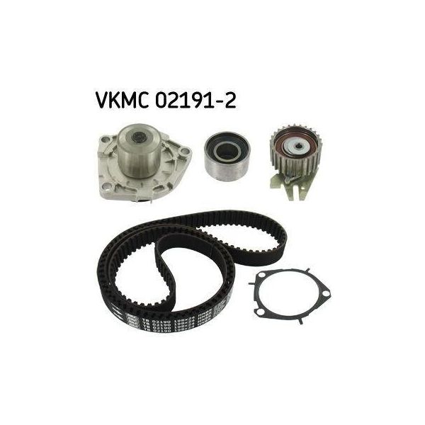 Skf Vkmc 02191-2 - Oe 46345839 Wasserpumpe + Zahnriemensatz FüR 147 (937), 156 (932), 166 (936)-image