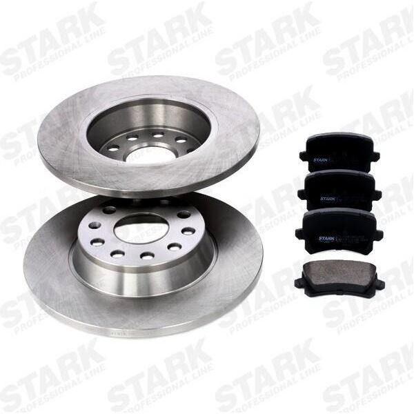 Stark SKBK-1090045 - Oe 1K0615601AD Dischi E Pastiglie Freno Per A3 (8P), Q3 (8U), Alhambra (710, 711), Altea (5P), Leon (1P1), Leon (5F), Toledo Iii (5P2), Octavia Ii (1Z), Superb Ii (3T), Yeti (5L), Cc (358), Eos (1F), Golf Plus (5M), Golf V (1K), Golf Vi, Jetta Iii (1K2), Passat (365, 362), Passat (3C), Passat Cc (357), Scirocco, Sharan (7N), Tiguan (5N), Touran (1T)-image