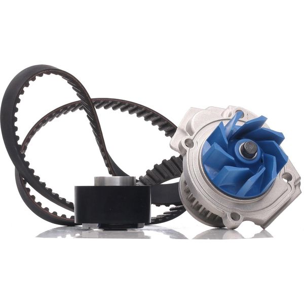 Skf Vkmc 02204-3 Wasserpumpe + Zahnriemensatz Oe 46352295 Kompatibel Mit Idea, Linea, Palio, Panda, Punto, Stilo, 124 Spider, Tipo, Renegade, Delta, Musa, Ypsilon, Combo, 500, 500C, Grande Punto, Giulietta, Mito, 500L, 500X, Bravo, Doblo-image