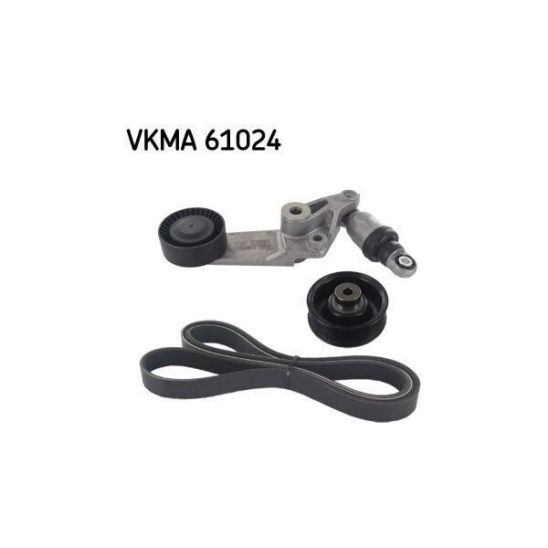Skf Vkma 61024 Set Di Cinghie Trapezoidali Per Toyota Auris (NRE15, ZZE15, ADE15, ZRE15, NDE15) Avensis Station Wagon (T25) Avensis (T25) Avensis Berlina (T25)-image