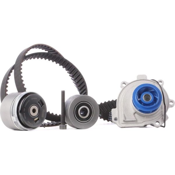 Skf Vkmc 05260-1 Pompa Dell'acqua + Kit Cinghia Dentata Oe 55562217 Compatibile Con Alf. 159, Aveo, Cruze, Orlando, Trax, Croma, Stilo, Astra G, Astra H, Astra (A04), Astra J, Corsa D, Corsa E, Insignia, Meriva, Mokka, Signum, Vectra, Zafira-image