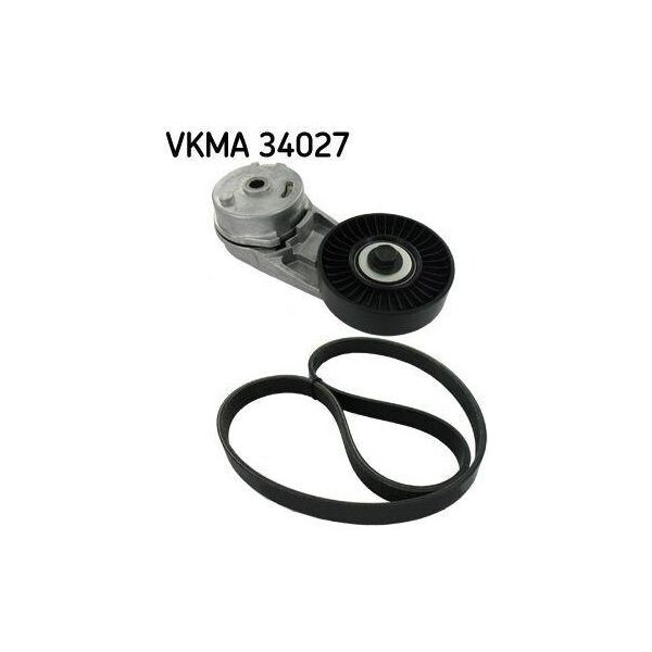 Skf Vkma 34027 - Oe 71739304 Keilrippenriemensensatz FüR Croma, Astra G, Signum (Z03), Vectra B (J96), Vectra C (Z02), Zafira B, Zafira A-image