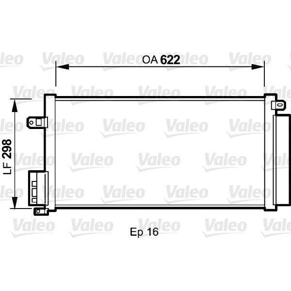 Valeo 818192 - Klimakondensator Oe 50526515 Per Giulietta (940), Mito (955), Bravo, Punto-image