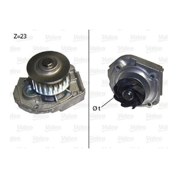 Valeo 506598 - Pompa Dell'acqua Oe 46422512 Per Punto, Marea, Bravo, Brava-image