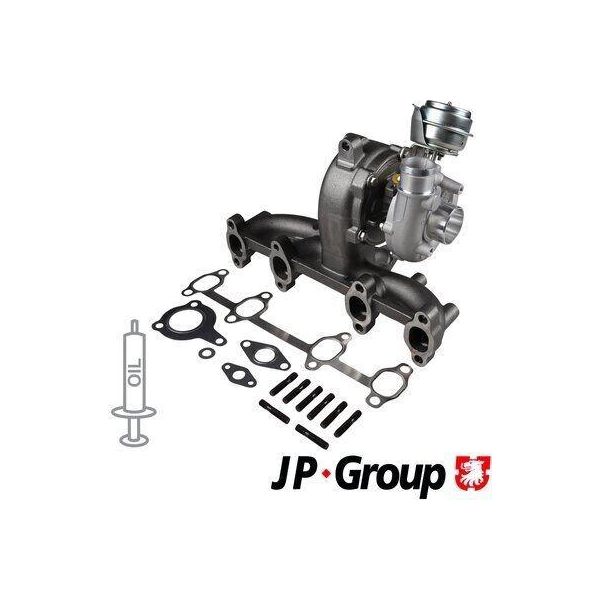 Jp Group 1117401100 - Turbocompressore Oe 038253019D Per Bora (1J), Toledo Ii (1M2), Golf Iv (1J), Galaxy (Wgr), Sharan (7M), Alhambra (7V), Octavia I (1U), A3 (8L)-image