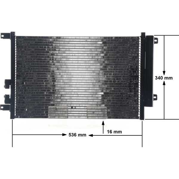 Mahle Ac 809 000S - Oe 60694667 Condensatore Aria Condizionata Con Essiccatore Per 147 (937), Gt (937)-image