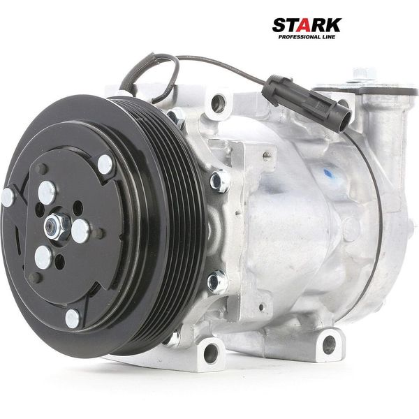 Stark SKKM-034340034 - Oe 60610275 Klimakompressor FüR 145 (930), 146 (930), 147 (937), 156 (932), 166 (936), Gt (937), Gtv (916), Spider (916), Barchetta, Brava, Bravo, Coupe 175, Marea, Multipla, Multipla, Stilo-image