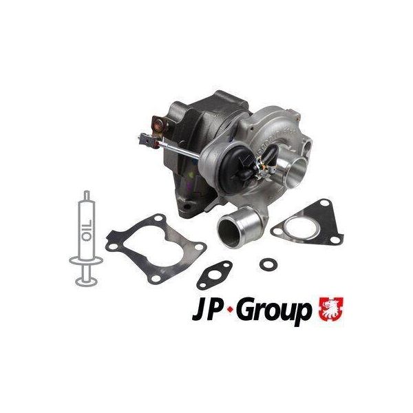 Jp Group 4317400900 - Turbocompressore Oe 1441100QAS Per Modus (F/JP0), Kangoo (Kc), Clio Iii, Note (E11, NE11), Thalia I (Lb), Logan, Kangoo (Fc), Kangoo (Kw), Twingo Ii (CN0), Kangoo (Fw), Logan I, Clio Ii, Sandero-image