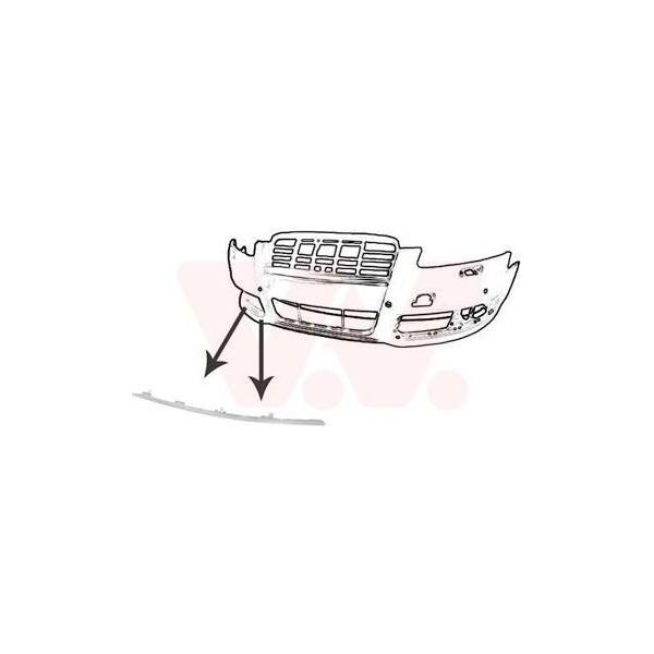 Van Wezel 0340582 - Oe 4F0 853 066 A Listello, Paraurti Anteriore Destro Per A6 (4F)-image