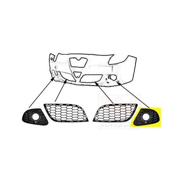 Van Wezel 0113593 - Oe 156090420 Griglia Di Ventilazione, Sinistra Per Giulietta (940)-image