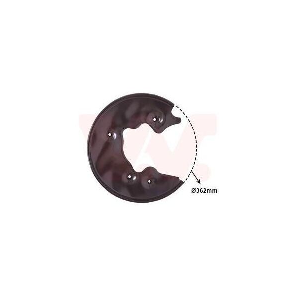 Van Wezel 0327373 - Oe 8K0615611A Piastra Di Ancoraggio, Asse Posteriore Sinistro Per Q5 (8R), A7 (4G), A6 (4G), A6 (4F), A5 (8T), A5 (8F), A4 (8K)-image