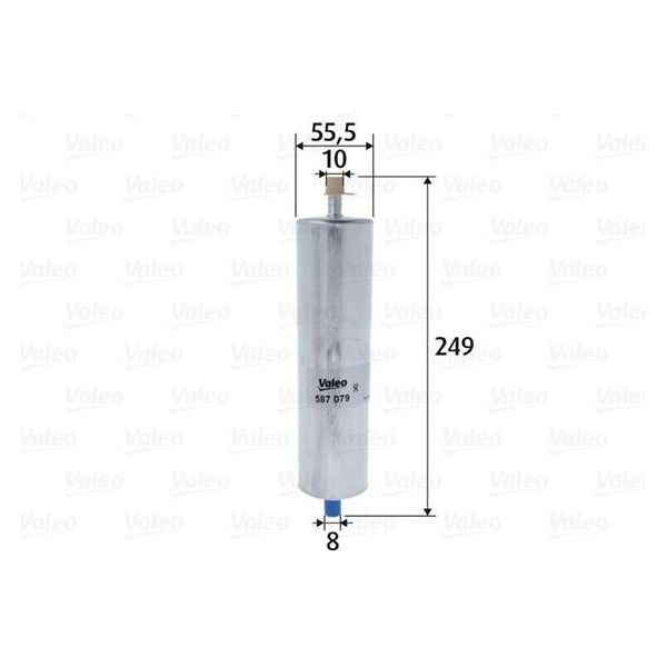 Valeo 587079 - Filtro Carburante Oe 8R0127400 Per A4 (8K), Q5 (Fy), Q7 (4L), Q5 (8R), A8 (4H), A7 (4K), A7 (4G), A6 (4A), A6 (4G), A5 (F5), A5 (8T), A5 (8F), A4 (8W), Macan (95B)-image