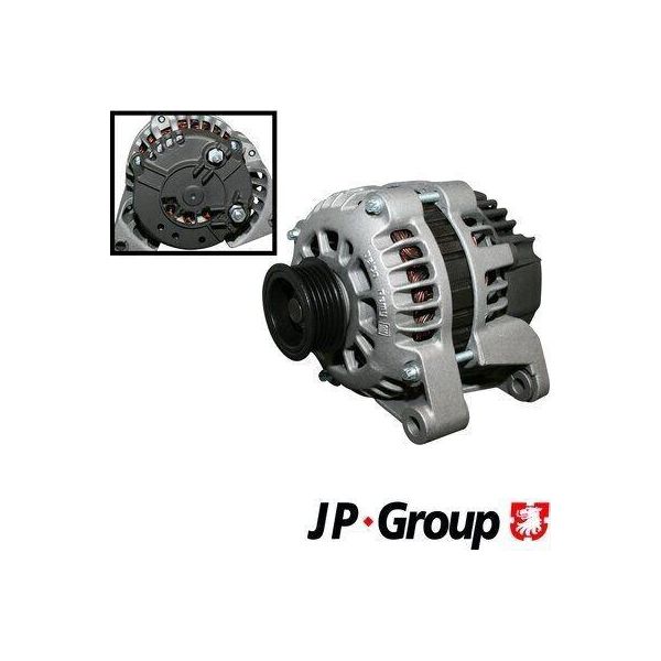 Jp Group 1290101500 - Oe 90561967 Lichtmaschine Per Astra G, Astra (A04), Agila A, Corsa C (X01), Astra H, Tigra Twintop (X04), Meriva (X03), Combo Tour, Combo, Corsa D (S07)-image