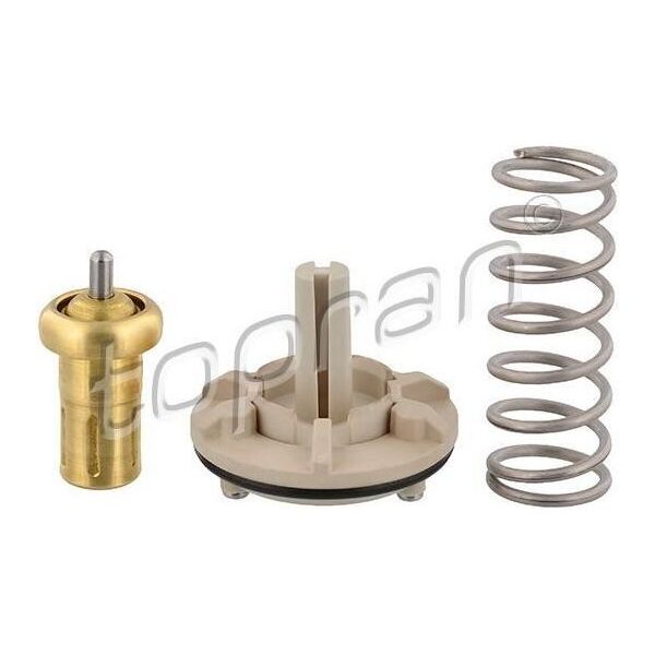 Topran 113 296 - Oe 03C 121 110K KüHlwasserthermostat FüR A3 (8P), A1 (8X), Toledo Iv (KG3), Toledo Iii (5P2), Leon (1P1), Ibiza (6J, 6P), Altea (5P), Yeti (5L), Superb Ii (3T), Roomster (5J), Rapid (Nh), Octavia Ii (1Z), Fabia Ii (54), Tiguan (5N), Scirocco, Polo (6C, 6R), Polo (9N), Passat (365, 362), Passat (3C), Jetta Iv, Jetta Iii (1K2), Golf Vi, Golf V (1K), Golf Plus (5M), Eos (1F)-image