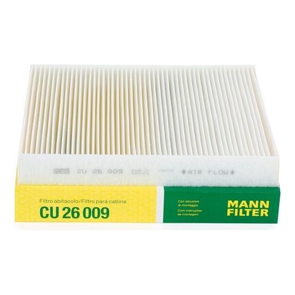 MANN-FILTER Cu 26 009 Filtro Aria Abitacolo Oe 65619100000 Compatibile Con Karoq, Kodiaq, Octavia, Tarraco, Leon, Ateca, Formentor, Tt, Q3, Q2, A3 8Y, A3 8V, Superb, Arteon, Atlas, Caddy, Crafter, Golf Alltrack, Golf Sportsvan, Golf Vii, Golf Vi, Golf Viii, Touran, Tiguan, T-ROC, Passat 3BG, Passat Alltrack-image