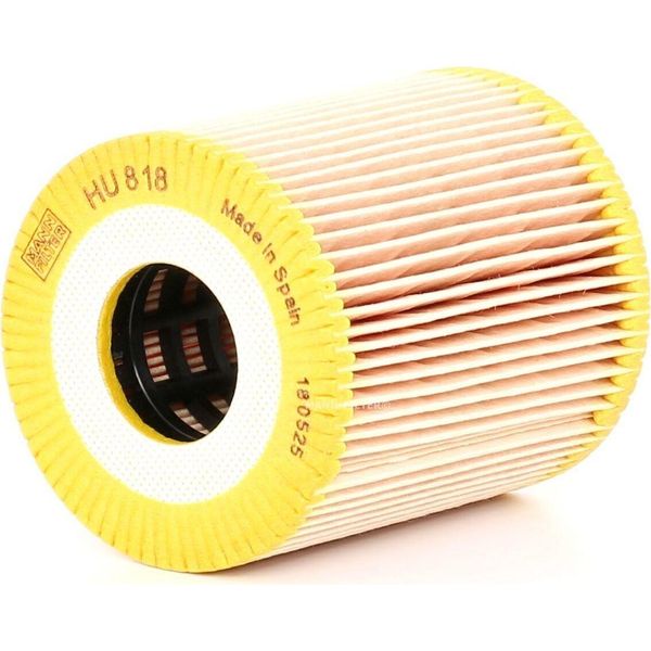 MANN-FILTER Hu 818 X - Oe 11 42 2 247 392 Filtro Olio Per Serie 5 (E39), Serie 7 (E38), X5 (E53), Serie 3 (E46), Range Rover Iii (L322)-image
