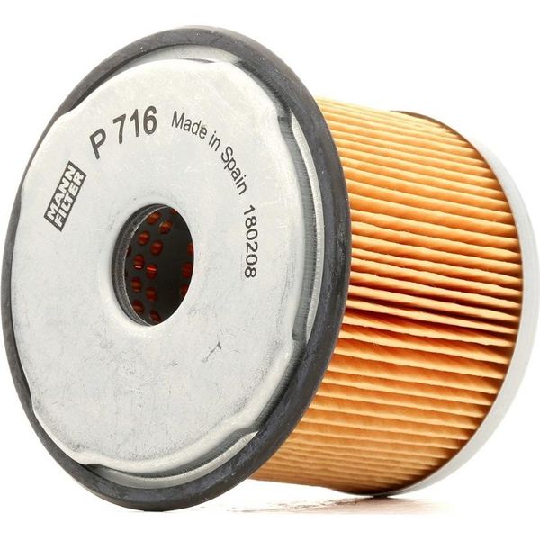 MANN-FILTER P 716 Filtro Carburante Oe 1606451188 Compatibile Con Berlingo, C15, Evasion, Jumpy, Xantia, Xm, Xsara, Zx, Scudo, Ulysse, Lantra, 205, 306, 309, 406, 806, Expert, Partner-image