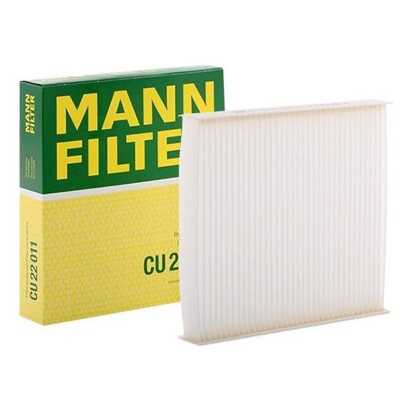 MANN-FILTER Cu 22 011 - Oe 272773016R Filtro Aria Abitacolo Per Duster, Logan, Sandero, Juke (F16), Micra V (K14), Captur I (H5, J5), Captur Ii (Hf), Clio Iv, Clio V, Logan Ii-image