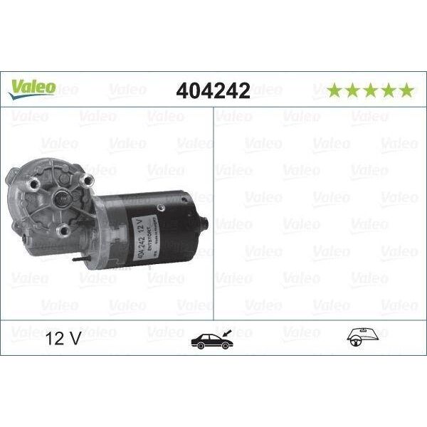 Valeo 404242 - Oe 1C0955119 Motore Tergicristallo Anteriore Per A3 (8L), Toledo Ii (1M2), Leon (1M1), Octavia I (1U), T4, Passat (35I), New Beetle, Golf Iv (1J), Golf Cabriolet (1E), Golf Iii (1H), Corrado (53I), Bora (1J), Vento (1H)-image