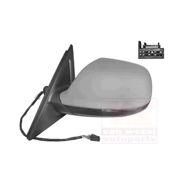 Van Wezel 0380807 - Specchio Esterno Oe 8R1857409F01C, Sinistro Per Q5 (8R)-image