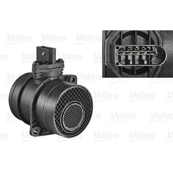Valeo 253700 Misuratore Di Massa Dell'aria Oe 000VT5077 Compatibile Con A3 8L, A3 8P, A4 8E, A4 8H, A4 8K, A6 4B, A6 4F, Galaxy, Outlander, Alhambra, Altea, Altea Xl, Cordoba, Ibiza, Leon, Toledo, Fabia, Octavia, Superb, Bora, Caddy, California T4, Eos, Golf Iv, Golf Plus, Golf V, Jetta, Multivan V, New Beetle, Passat 3B, Passat 3C, Phaeton, Polo 9N, Sharan, Touareg, Touran, Transporter Iv, Transp-image