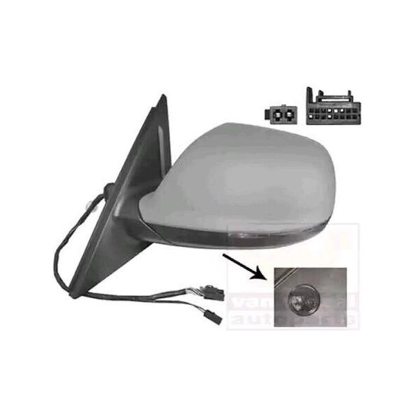 Van Wezel 0380817 - Oe 8R1857409L01C Specchio Esterno, Sinistro Per Q5 (8R)-image