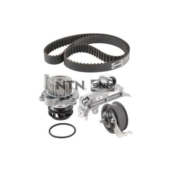 Snr KDP457.330 - Oe 06A121011E Wasserpumpe + Zahnriemensatz FüR A3 (8L), Tt (8N), Alhambra (7V), Cordoba (6K), Ibiza (6K), Leon (1M1), Toledo Ii (1M2), Octavia I (1U), Bora (1J), Golf Iv (1J), New Beetle, Sharan (7M)-image