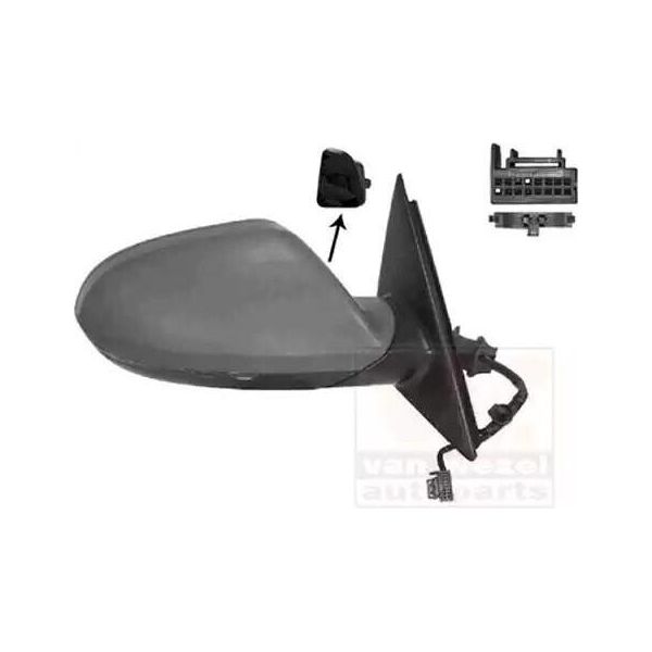 Van Wezel 0342828 Specchietto Retrovisore Esterno Destro Per Audi A6 Avant (4G5, 4GD, C7) Asferico Riscaldato Con Memoria Primerizzato-image