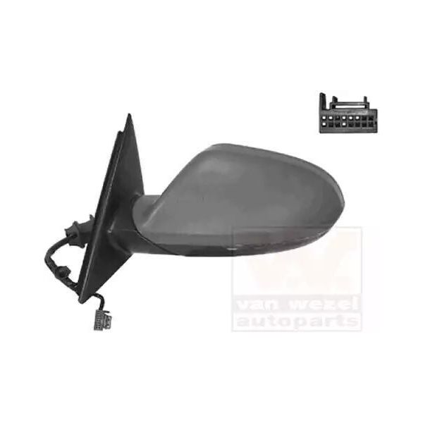 Van Wezel 0342807 Specchietto Retrovisore Esterno Sinistro Per Audi A6 Avant (4G5, 4GD, C7) Asferico Riscaldato Primerizzato-image