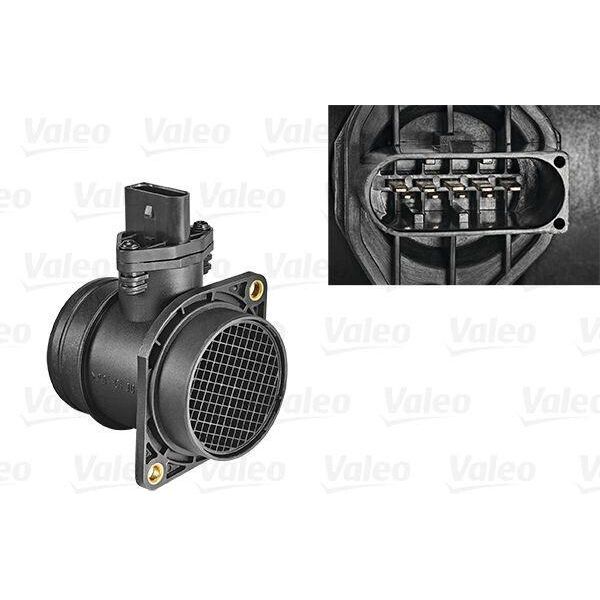 Valeo 253705 Misuratore Di Massa Dell'aria Oe 06A906461A Compatibile Con A3 8L, Q7, Alhambra, Cordoba, Ibiza, Leon, Toledo, Fabia, Octavia, Bora, Golf Iv, Lupo, Multivan V, New Beetle, Phaeton, Scirocco, Sharan, Touareg, Transporter V-image