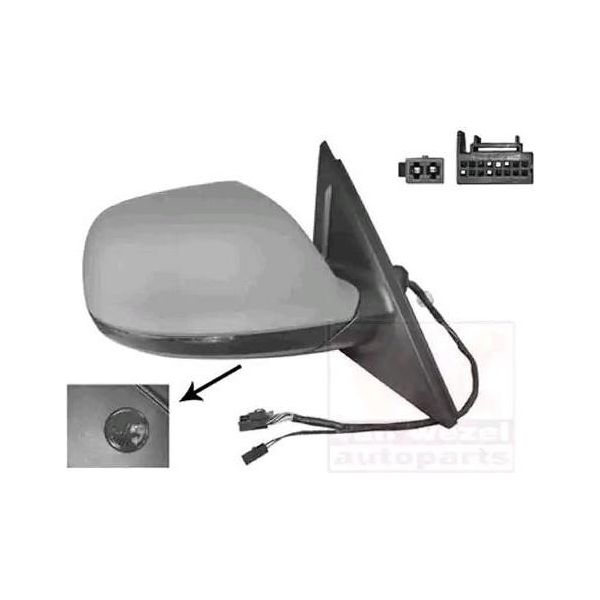 Van Wezel 0380818 - Oe 8R1857410L01C Specchio Esterno Destro Per Q5 (8R)-image