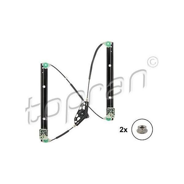 Topran 117 233 - Oe 5E0 837 461 Regolatore Del Finestrino, Anteriore Sinistro Per Octavia Iii (5E)-image