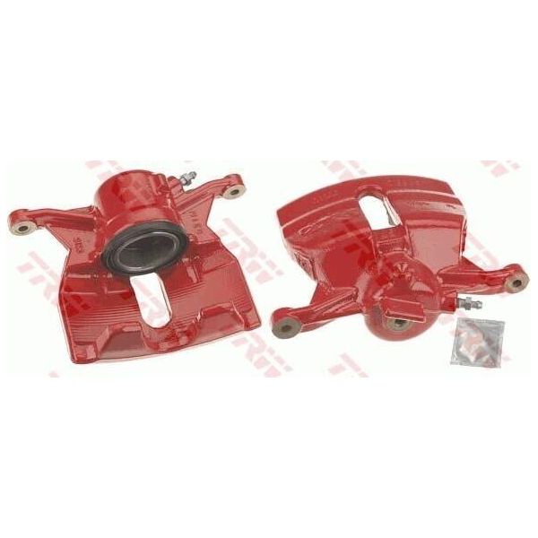 Pinza Freno Trw Per Vw Golf Vii Hatchback (5G1, BQ1, BE1, BE2) Golf Vii Variant (BA5, BV5) Polo (AW1, BZ1) T-Roc (A11) Golf Viii Hatchback (CD1) Rosso-image