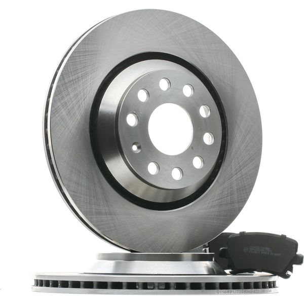 Stark SKBK-10991079 - Dischi E Pastiglie Freno Oe 1K0 615 601N Per A3 (8P), Leon (5F), Octavia Iii (5E), Superb Ii (3T), Cc (358), Eos (1F), Golf V (1K), Golf Vi, Passat (365, 362), Passat (3C), Passat Cc (357), Scirocco-image