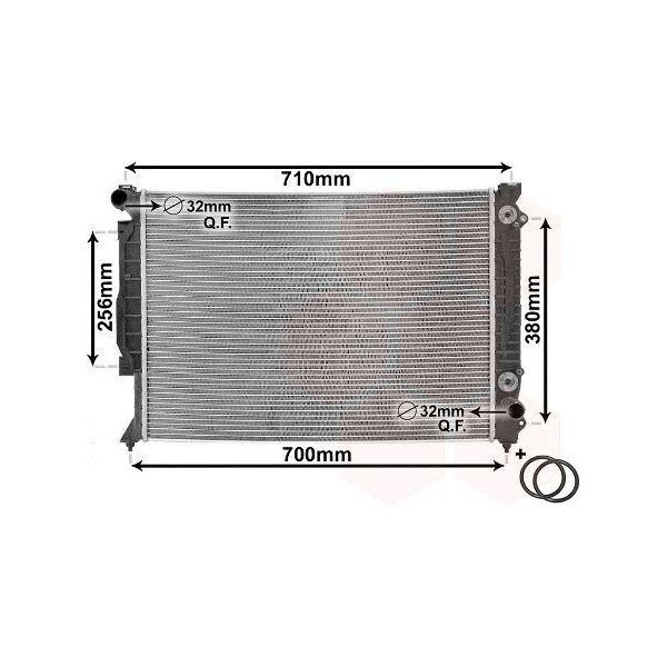 Van Wezel 03002157 - Oe 4B0121251A Radiatore, Raffreddamento Motore Per A6 (4B)-image