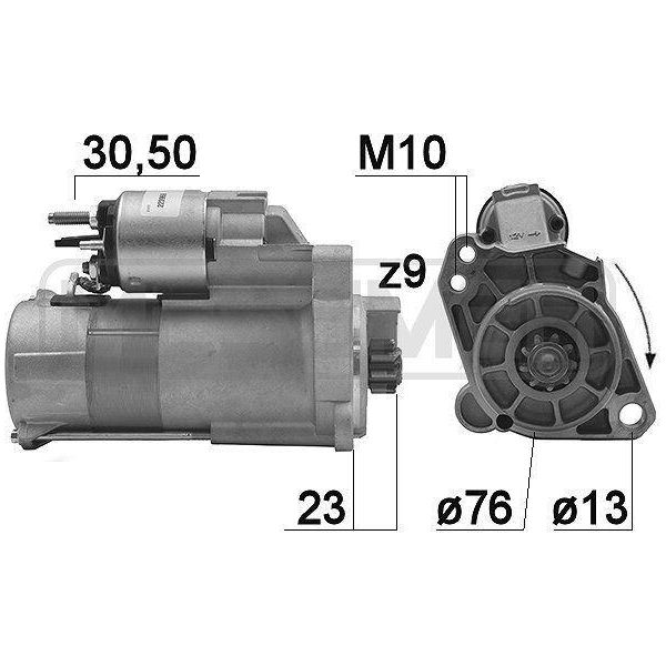 Era 220969 - Oe 077 911 023 J Motorino Di Avviamento, Motorino Di Avviamento Per A8 (4E), Touareg (7L)-image